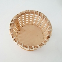 Paniers et seaux de rangement en rotin tressé, faits à la main, personnalisables, finition brillante moderne, écologiques, imperméables, directement de l'usine