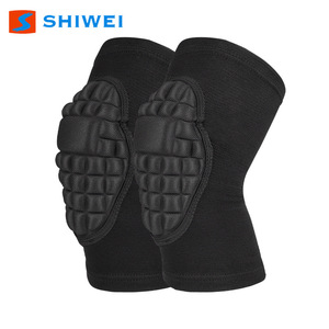 Genouillères Shiwei noires, protection antichoc pour la danse, le volley-ball, le yoga, les sports accrochant une certaine activité de genouillères, unisexe, adulte et enfant. - Product Image 1