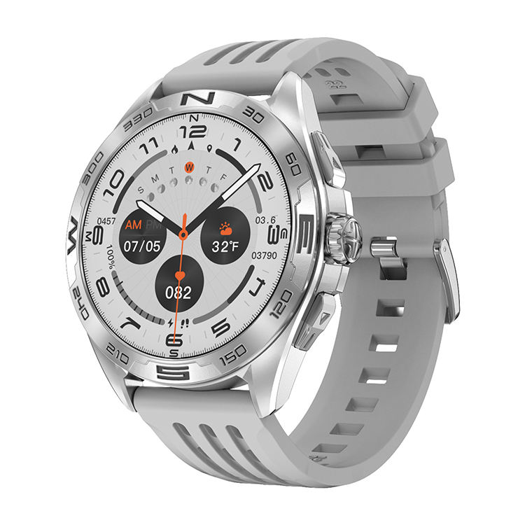 Bracelet argenté + silicone