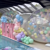 Maison gonflable à bulles de haute qualité de 25 pieds pour fête de mariage, dôme transparent en forme d'igloo, tente à bulles double, maison à bulles gonflable
