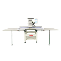 Machine à broder monotête DDP 1200*500 grande surface 12/15 aiguilles, nouvelle pour usage domestique, avec roulements haute performance informatisés