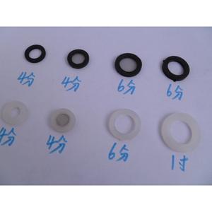 Sellos de Silicona Blancos de 4/6/1 Pulgadas, Juntas Planas de Malla Floral, Anillos de Sellado de Goma, Duraderos y Elegantes - Product Image 1