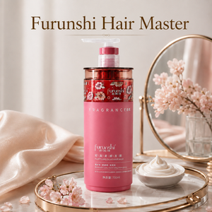 Shampooing capillaire Furunshi 700ml, traitement réparateur à la protéine de collagène pour cheveux abîmés, soyeux et lisses, fabricant OEM ODM, étiquette privée - Product Image 1