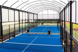 สนามแพดเดิลเทนนิสแบบใหม่พร้อมหลังคาถอดได้สำหรับกีฬาแพดเดิลเทนนิส - Product Image 5