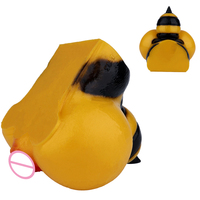 Masturbateur masculin fantaisie en silicone à double canal, moule inversé Bumblebee Big Buttock, stimulateur de pénis portable Onahole, Dropshipping