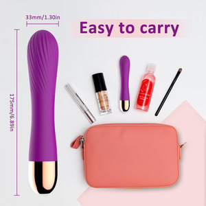10 Rechargeable Silicone <b>Vibrator</b> 10 <b>Vibration</b> Modes 60dB Noise Level Threaded AV Design 100% Waterproof for Women - Product Image 3