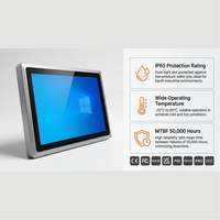 Panel PC Industrial de 12.1 Pulgadas, IP65 Resistente al Agua, Pantalla Táctil Capacitiva, Computadora Todo en Uno, Core I3/i5, 4GB/8GB RAM, en Stock