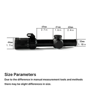กล้องส่องทางไกล BANGBANG 1-6x24 IR FFP พร้อมท่ออลูมิเนียมขนาด 30 มม. และกระจก ED คุณภาพพรีเมียม สำหรับการล่าสัตว์และการฝึกซ้อมกลางแจ้ง - Product Image 5
