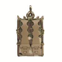 Pochette tactique pour chargeur GAF1000D en nylon MOLLE à double poche 7,62 mm 9 mm, camouflage extérieur vert Ranger noir