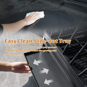 Sıcak Fırsat İç Mekan Katlanabilir Metal ve Plastik Köpek Kafesi Kaçış Geçirmez Çıkarılabilir Tepsi Çevre Dostu Dayanıklı Büyük Köpekler İçin Kulübe Kafes - Product Image 4