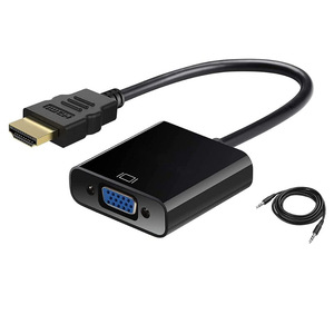Convertidor adaptador HDMI a VGA con cable de audio para conexión de pantalla de monitor de computadora - Product Image 5