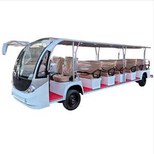 <span class=keywords><strong>Voiture</strong></span> de tourisme multifonctionnelle de 23 places convertible classique bleue et blanche à batterie au plomb sans entretien et à nouvelle énergie - Product Image 1