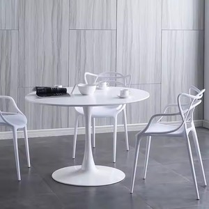 Hot Bán Vòng Tulip MDF Top Nhà Bếp Bàn Ăn Với Kim Loại Chân Bệ Cơ Sở Cho Phòng Ăn Đồ Nội Thất Nhà Máy Outlet - Product Image 6