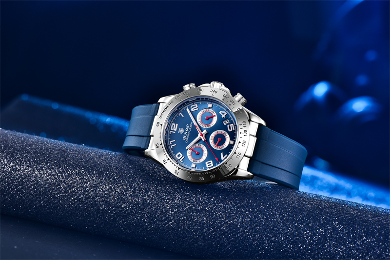 Top marque BENYAR nouveaux hommes montres à Quartz de luxe Silicone chronographe 30M étanche montre de sport pour hommes reloj hombre