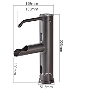 <span class=keywords><strong>Rubinetto</strong></span> Automatico Moderno di Lusso <span class=keywords><strong>con</strong></span> Dispenser di Sapone, Miscelatore Multifunzione Senza Contatto per Lavabo Bagno - Product Image 3