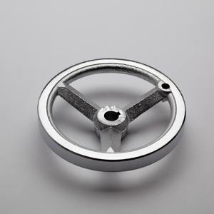 גלגל יד עם חישורים מברזל יצוק איכותי עם ידית - Product Image 5