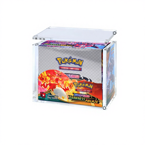 Boîtes de rappel Pokemoned en acrylique magnétique fort de 5mm d'épaisseur personnalisées transparentes bon marché en vente de gros pour collecteur - Product Image 2