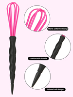 STYLANCE Mélangeur de crème colorante pour cheveux en plastique durable et personnalisable avec fouet - Outil professionnel de salon
