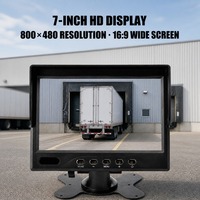 Monitor de Vehículo AHD TFT LCD de 1.7 Pulgadas, 12-24V, Monitor de Visión Trasera Automático