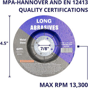 4 1/<span class=keywords><strong>2</strong></span> "X 1/4" X 7/8 "di lunga durata tipo 27 mola centrale depressa - Product Image 5