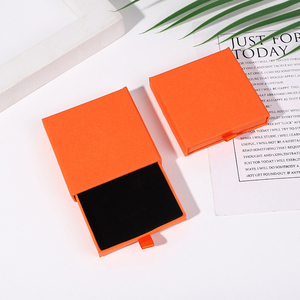 Creative Drawer Jewelry Packaging <strong>Box</strong> Necklace Rings <strong>Earing</strong> Organizer Display Stand Solid Color Paper Gift Boxes - Product Image 4