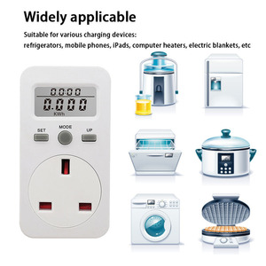 Anh cắm màn hình nhỏ năng lượng mét Điện giám sát điện áp điện đo ổ cắm loại đồng hồ kWh - Product Image 5