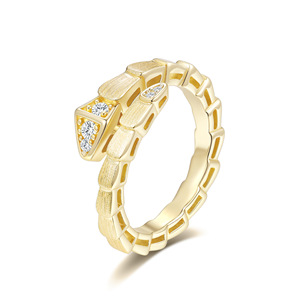 <span class=keywords><strong>Anello</strong></span> in <span class=keywords><strong>Argento</strong></span> Sterling S925 con Moissanite, Placcato Oro 14K, Gioielli da Donna, Pronta Consegna, Logo Personalizzato, Basso MOQ - Product Image 1