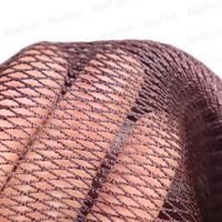 Filet de pêche marché africain coloré Nylon Polyester 210D/15PLY 8PLY 4PLY sans nœud Type fort diamètre personnalisé filet de pêche