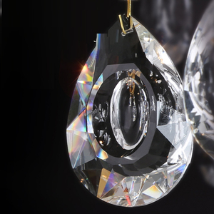 Lustres en cristal pour la décoration de salle de bal d'hôtel VH, lustres suspendus en <span class=keywords><strong>laiton</strong></span> pour salle à manger à domicile - Product Image 6