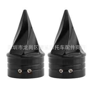 Hao Chang ฝาครอบเพลาหน้ารถจักรยานยนต์11x7x7อลูมิเนียม CNC สำหรับ Harley Traveler Sport dinah softtail ซีรีส์ - Product Image 4