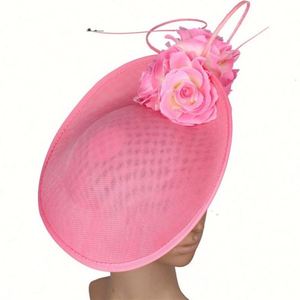 New Style Fashion Feather Tea Party <b>Hat</b> Aristocratic Grand Banquet <b>Hat</b> Headpiece Fascinator <b>Hats</b> <b>for</b> Ladies - Product Image 2