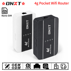 Router wifi de bolsillo DNXT WiFi6 300Mbps, router móvil wifi WAN/LAN de 3000mAh, router 4G de bolsillo para viajes. - Product Image 1