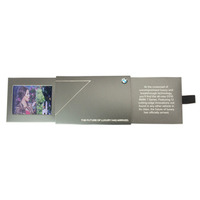 Cartes de visite numériques LCD bon marché, cartes de visite LCD coulissantes, cartes de visite LCD de 2,4 pouces, fabricant en gros en Chine