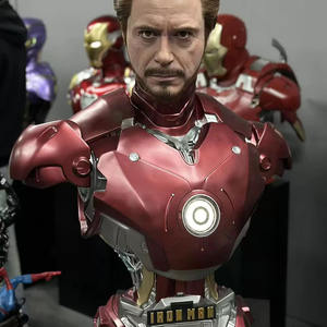 Escultura de Fibra de Vidrio de Iron Man a Tamaño Real Personalizada de Fábrica, Busto de Tony <span class=keywords><strong>Stark</strong></span>, Personaje de Película para Decoración del Hogar, Regalos y Artesanía - Product Image 5