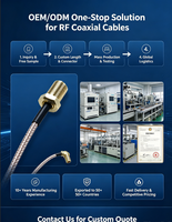 Câble coaxial RG316 SMA en cuivre toronné, assemblage de câble coaxial RF à faible perte 50 Ohm, pigtail d'antenne pour FPV, drone, routeur WiFi, GPS SMA01