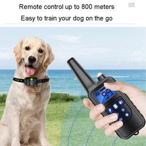 Smettila di abbaiare prodotti per animali domestici collare da addestramento Anti-abbaiare cane addestratore 800m telecomando Stop collare addestramento cane imbonitore - Product Image 5