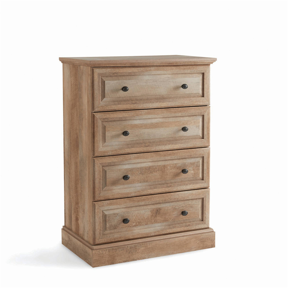 Wholesale Unfinished Wooden Dresser Solid Wood 4 Drawer Chest of Drawers