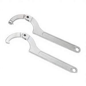 <b>Adjustable</b> Round Head <b>Square</b> Head Hook Wrench Carbon Steel OEM - Product Image 2