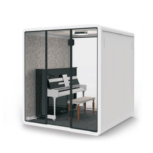 Pod DE PRIVACIDAD instantánea para oficina en espacios abiertos con potencia de ventilación y luz LED para sesiones de trabajo sin problemas - Product Image 4
