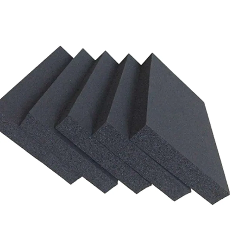 Material de aislamiento térmico NBR PVC fábrica de alta densidad ignífugo insonorización resistente al calor hoja de espuma de goma negra precio