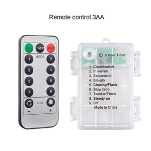 Hot bán 10 Meter 100 <span class=keywords><strong>Led</strong></span> 3A Pin hoạt động dây đồng ấm trắng IP44 trong nhà ngoài trời nhà <span class=keywords><strong>LED</strong></span> Cổ Tích chuỗi đèn giáng sinh - Product Image 4