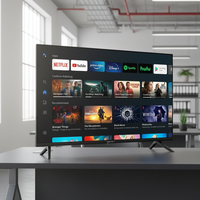 Televisor LED Inteligente Android HD de 32 Pulgadas con Aplicaciones Integradas y Pantalla Ancha para Entretenimiento en el Hogar
