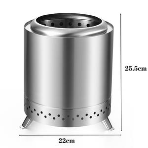 Brasero Portátil de <span class=keywords><strong>Mesa</strong></span> KZ KZ-X220 al por Mayor, Soporte de Acero Inoxidable de 8.6 Pulgadas, Mini Brasero de Carbón para Exteriores con Bajo Nivel de Humo - Product Image 2
