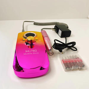 Taladro para <span class=keywords><strong>uñas</strong></span>, máquina de manicura, máquina de pedicura, Kit de archivo de <span class=keywords><strong>torno</strong></span> de <span class=keywords><strong>uñas</strong></span> <span class=keywords><strong>eléctrico</strong></span> profesional recargable, taladro de 35000 RPM para <span class=keywords><strong>uñas</strong></span> - Product Image 4