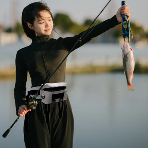 Bolsa de cintura para pesca, gran capacidad, impermeable, Tpu, multifuncional, para caña, carrete, línea de cebo, uso Unisex en exteriores - Product Image 3