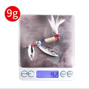 <span class=keywords><strong>Leurre</strong></span> de pêche 7g 9g Spinnerbait Spoon Salmon Pesca Metal Hard Rooster Tail Spinner Lure Baits Inline Spinner Seuelos <span class=keywords><strong>Salmo</strong></span> - Product Image 5