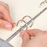 Pince de reliure ouvrable en métal non magnétique Yxq avec fixation par anneau et anneau de reliure pour livre