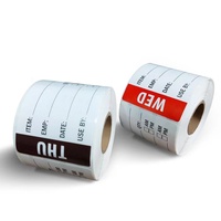 Étiquettes autocollantes personnalisées imprimables à l'encre thermique 120mm*60mm 200 autocollants résistants à l'eau en PP