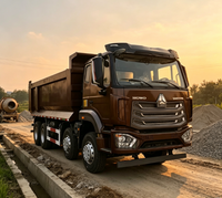 Truk Dump HOWO 8*4 Bekas Tersedia, Berbagai Pilihan Warna, Standar Emisi Euro 2, Tipper Pertambangan