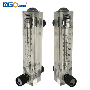 Dgozone 24-240lpm khí lưu lượng kế với van điều chỉnh không khí rotameter Bảng điều chỉnh lưu lượng mét năng suất - Product Image 2